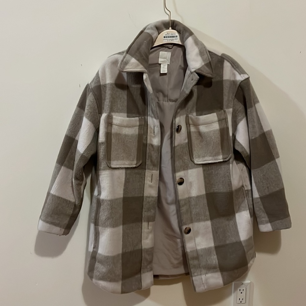 Oversized polyester lining jacket